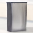 Modern Stainless Steel Rectangular Wastebasket 