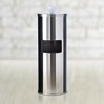 Stainless Steel Wipe Dispenser & Trash Receptacle