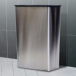 Modern Stainless Steel Rectangular Wastebasket 