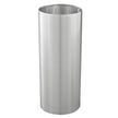 Satin Aluminum Metal Trashcan 