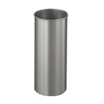 New Yorker 6 Gallon Satin Aluminum Office Wastebasket