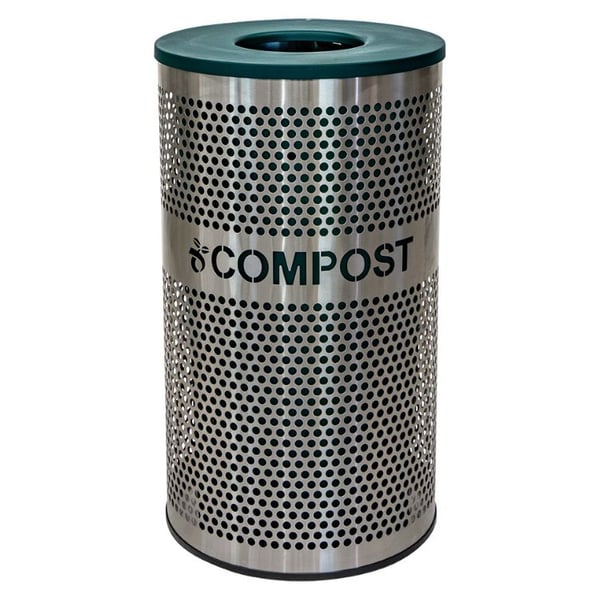 The Venue Series Stainless Steel Compost Bin 