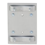 Wall Mounted Disinfecting Wipe Dispenser in Satin Aluminum