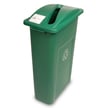 Waste Watcher in Green with Paper Opening 