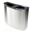 Wave Double Stream Recycling and Waste Container 