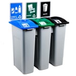 Large Simple Sort Triple Recycling Station - Configurable