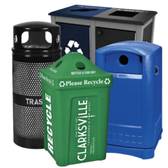 Athletic Field Recycling Bins